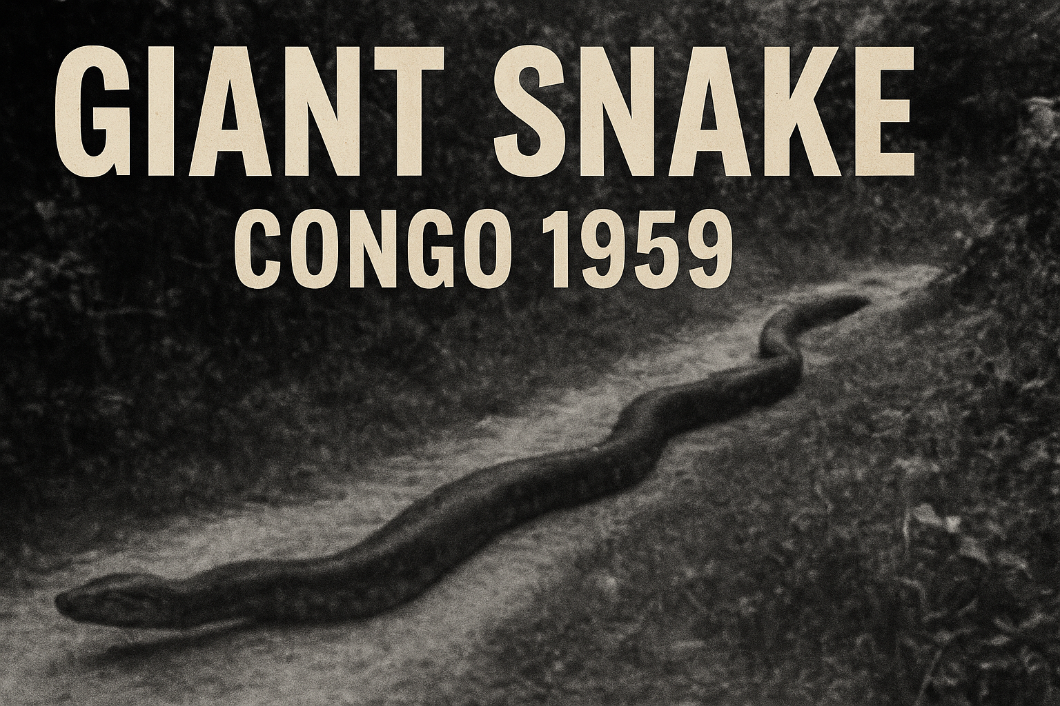 The Giant Snake of the Congo